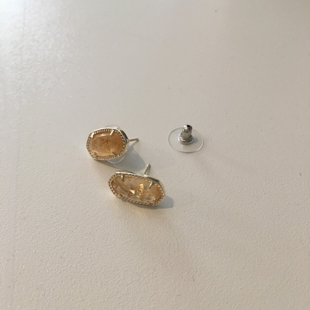 Kendra Scott Ellie earrings in Citrine